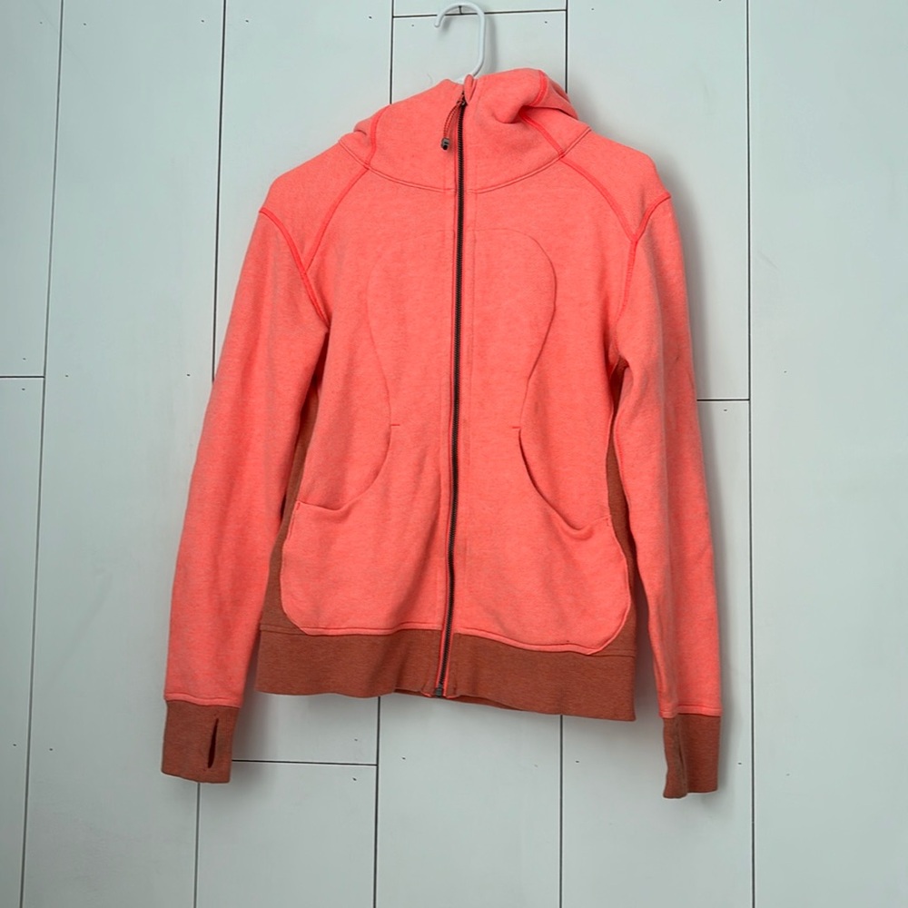 Size 4 Orange lulu lemon jacket